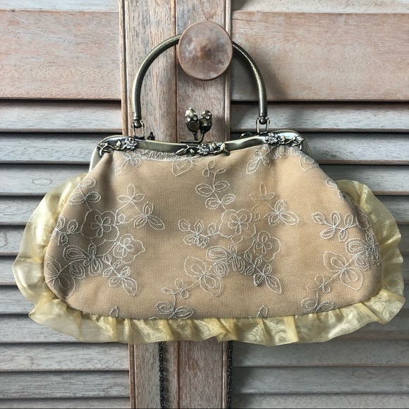 Bundle of 6 vintage evening bags clutch purse unused beaded embellished small - Picture 4 of 10